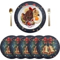 thumbnail image 3 of Coolnut Christmas Wind Chime Placemats Set of 1 Non-Slip Heat Resistant Dining Table Place Mats Washable Kitchen PVC Weave Table Mats Home Decor Gifts, 3 of 7