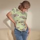 thumbnail image 3 of Balery Twig Sloth Body de cuello redondo de manga corta para mujer Tops de manga corta Tops básicos-X-Large, 3 of 7