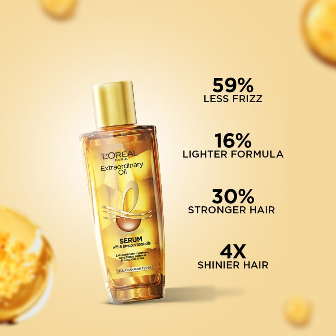 【新品未使用】L'OREAL ELSEVE リスインオイル 4本セット 4-Pack Elseve L'Oréal Paris Extraordinary Oil Hair Treatment