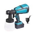 thumbnail image 2 of Pistola pulverizadora de batería de litio de 21 V, recargable, eléctrica, para pintar paredes, inalámbrica, máquina pulverizadora de pintura de látex, portátil, 2 of 4
