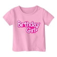 thumbnail image 3 of Tiijoy Girls Birthday Party T-Shirt Toddler Letter Print Short Sleeve Soft T Shirt, Sizes 4-5, 3 of 3