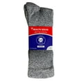 thumbnail image 6 of 6 Pairs of Extra Soft Non Binding Diabetic Socks (Marled Heather Grey, Sock Size 10-13), 6 of 7