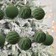 thumbnail image 5 of Adornos Navideños de Bolas Nevadas de 15 Cm | Paquete de 12 Adornos de Terciopelo Afelpado Multicolor con Ganchos | para Árbol, Ventana y Decoración Navideña Del Hogar, 5 of 6