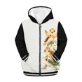 thumbnail image 3 of POLERO Boys Sea Turtle Black Hoodie Boy Girls Zip Up Hoodies with Pocket Toddler Boy Kids Cute Sweatshirt Winter Outerwear Jackets 8-10 Years, 3 of 7