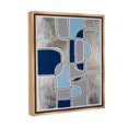 thumbnail image 4 of Stupell Industries Alternating Centric Shapes Abstract Painting Brown Floater Framed Canvas Art Print Wall Art, 25 x 31, 4 of 10