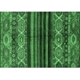 thumbnail image 1 of Ahgly Company Indoor Rectangle Abstract Emerald Green Modern Area Rugs, 4' x 6', 1 of 4