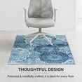 thumbnail image 4 of 36" x 48" Del Marcos Ivory & Multi 1/4" Rug’d Chair Mat™, 4 of 5