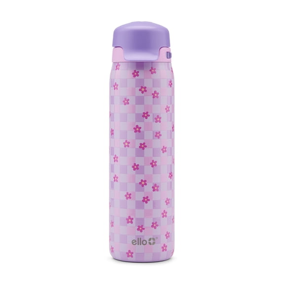 Ello Flip & Fill 22oz Stainless Steel Water Bottle with QuickFill Technology