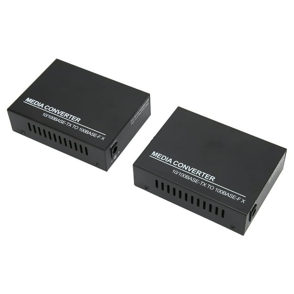 Fiber Media Converter, Media Converter Easy Installation Metal Housing RJ45 To SC For Indoor Outdoor Environments