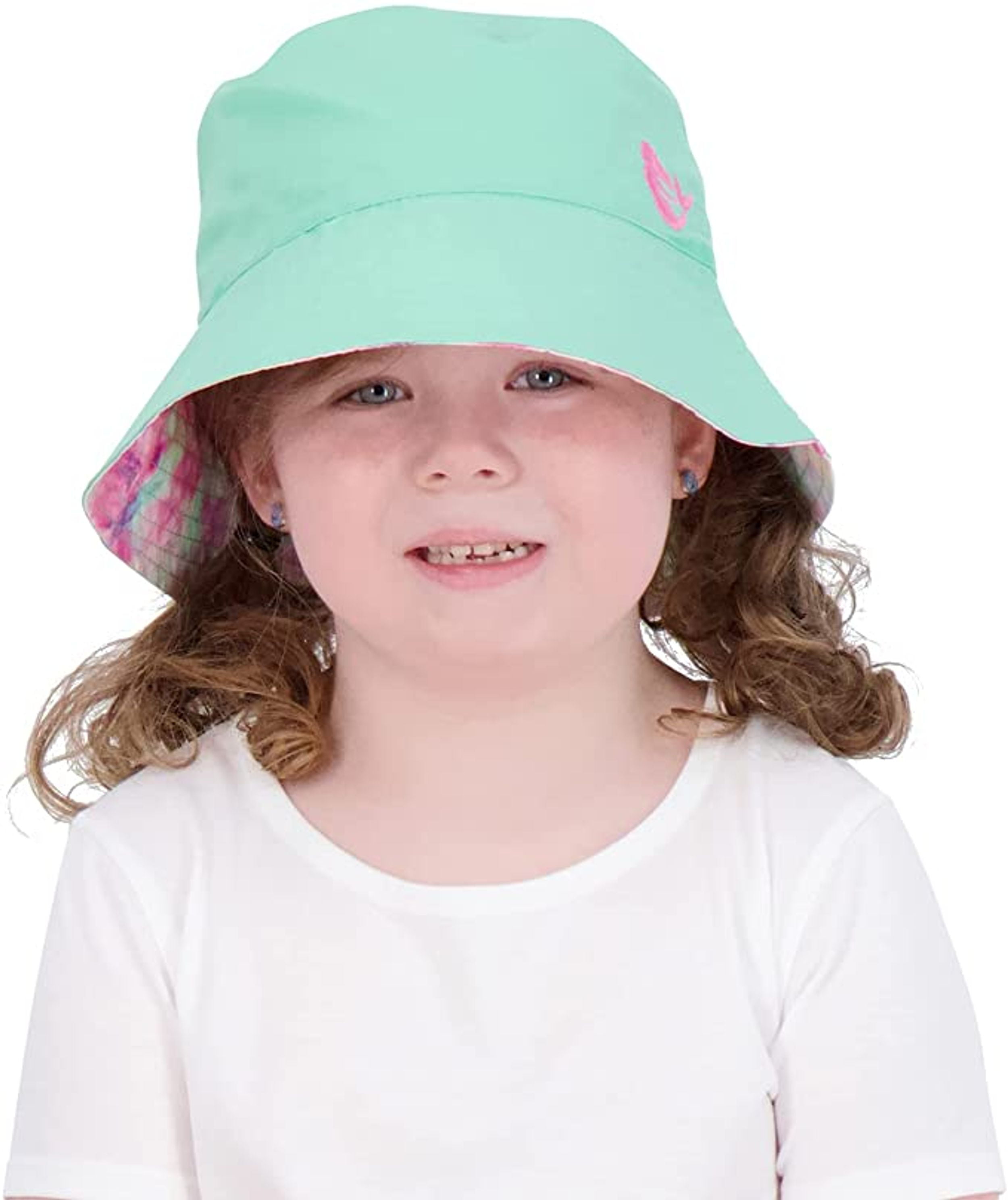 Addie & Tate Kids Reversible Bucket Hat For Girls & Boys, Packable Beach  Sun Bucket Hat For Kids Ages 7-14 Years (mint/tie Dye) : Target