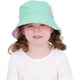 thumbnail image 3 of Sombrero de pescador reversible Addie y Tate menta unisex para niños 3 a 6 años, 3 of 6