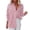 Red, variant on Yigetop Striped Button Down Shirt Women Women's Striped Button Down Shirt Classic Long Sleeve Fashion Collared Work Shirt Tops Women's Blouses & Button-Down Shirts Pink L
