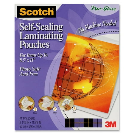 3M Scotch Self-Sealing Laminating Pouches