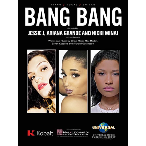 Bang Bang Ariana Grande Piano Vocal P V G Sheet Music Songbook Walmart Com Walmart Com walmart