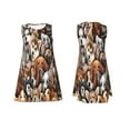 thumbnail image 7 of Fuzoiu various dog breeds Print Women's Sleeveless Dress,Summer Dresses for Women,Casual Sundresses,Beach Sleeveless T-shirt Swing Dress with Pockets, 7 of 7