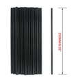thumbnail image 2 of Durable Plastic Drinking Straws 8mm Wide 230mm Long 100-Pack for Cocktails Milkshakes and Party Celebrations, 2 of 7