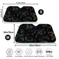 thumbnail image 3 of Fotbe Dinosaur Car Windshield Sunshade | Sun Visor Protector Front Window Shade, Keeps Out UV Rays, Keeps Your Vehicle Cool-Small, 3 of 7