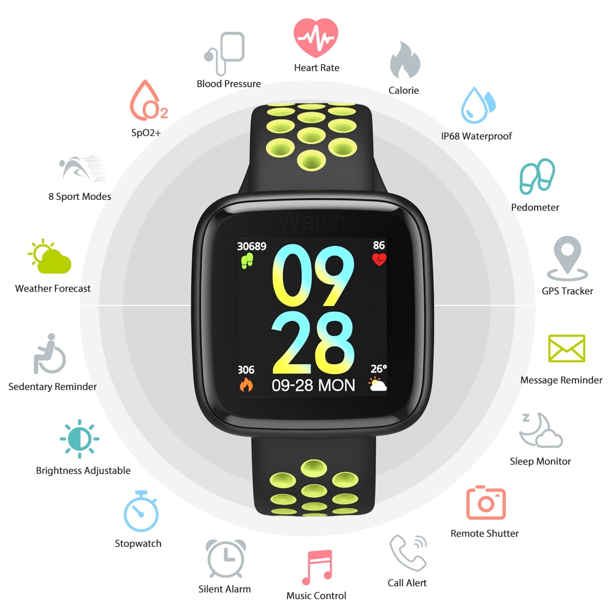smartwatch f15 fitness
