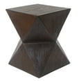 thumbnail image 5 of Square Side Table, Prismatic Symmetry Accent End Table Concrete Outdoor Table, Small Side Tables Drink Table for Patio Garden Balcony Living Room, Natural, 5 of 9