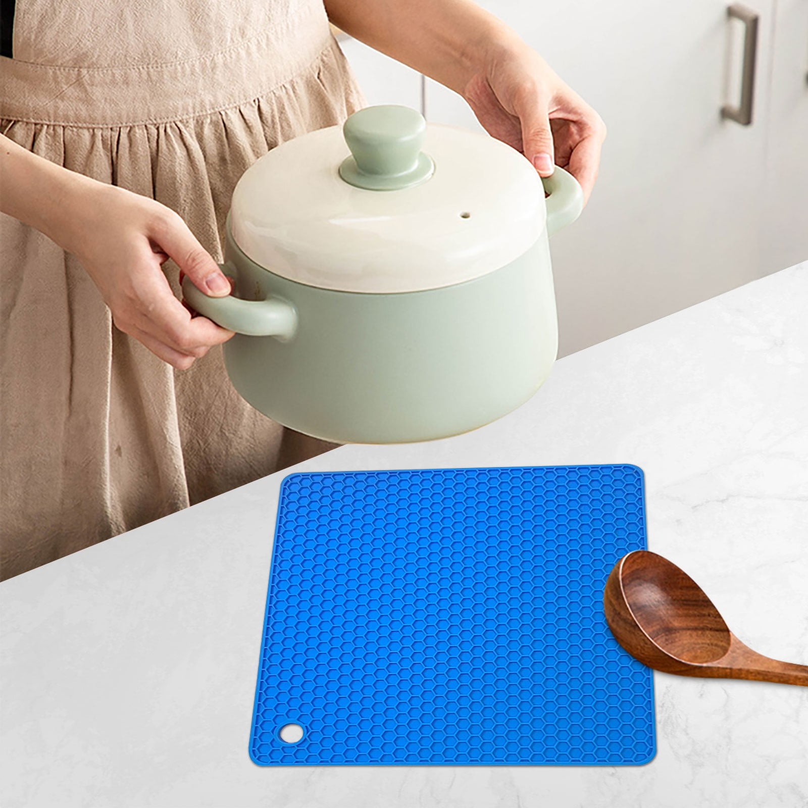 Square Silicone Mats Style Home Style Insulated Cooker Dish