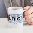 thumbnail image 6 of CafePress - Super Junior Mug - 11 oz Ceramic Mug - Novelty Coffee Tea Cup, 6 of 6