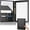Black, variant on Padfolio Portfolio Binder, Faux Leather Folder, Resume Interview Legal Document Organizer, Letter Sized Writing Pad w/Business Card Holder, A4 Professional Folio for Office Conference (Black)