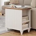 2 Pack Nightstand with Charging Station&USB Port,Side Table with