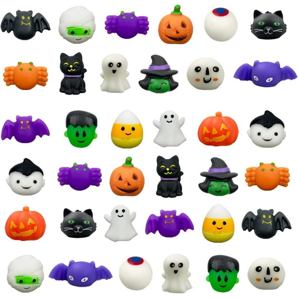 Paquete de 36 juguetes Mochi de Halloween juguetes de Halloween para ninos ninas ninos regalos de fiesta de Halloween bolsas de regalo para tratar de Halloween JAMW Sencillez Bodega Aurrera en linea