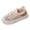 Pink, variant on Otqutp Children Flat Shoes Canvas Shoes Fashion Flat Sneakers Boys And Girls Casual Breathable Sneakers Running Shoes