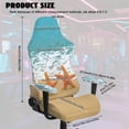 thumbnail image 4 of TSOVTHRID Starfish Beach Print 4 Pieces Gaming Chair Covers Slipcovers Non-Slip Gaming Chair Cover Set Universal Computer Armchair Seat Slipcovers with Armrest Covers, 4 of 7