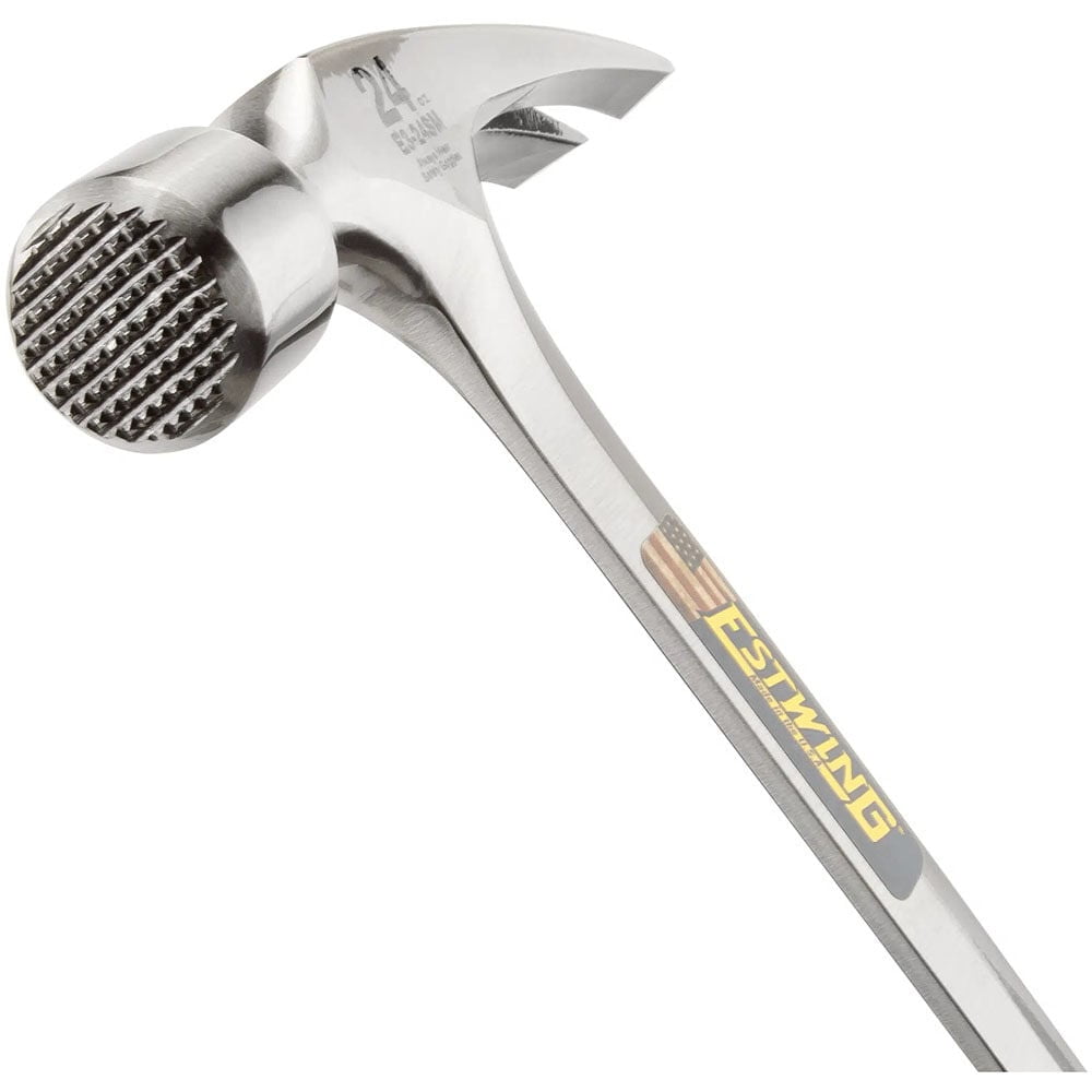 Estwing Solid Steel Framing Hammer With Milled Face 24 Oz