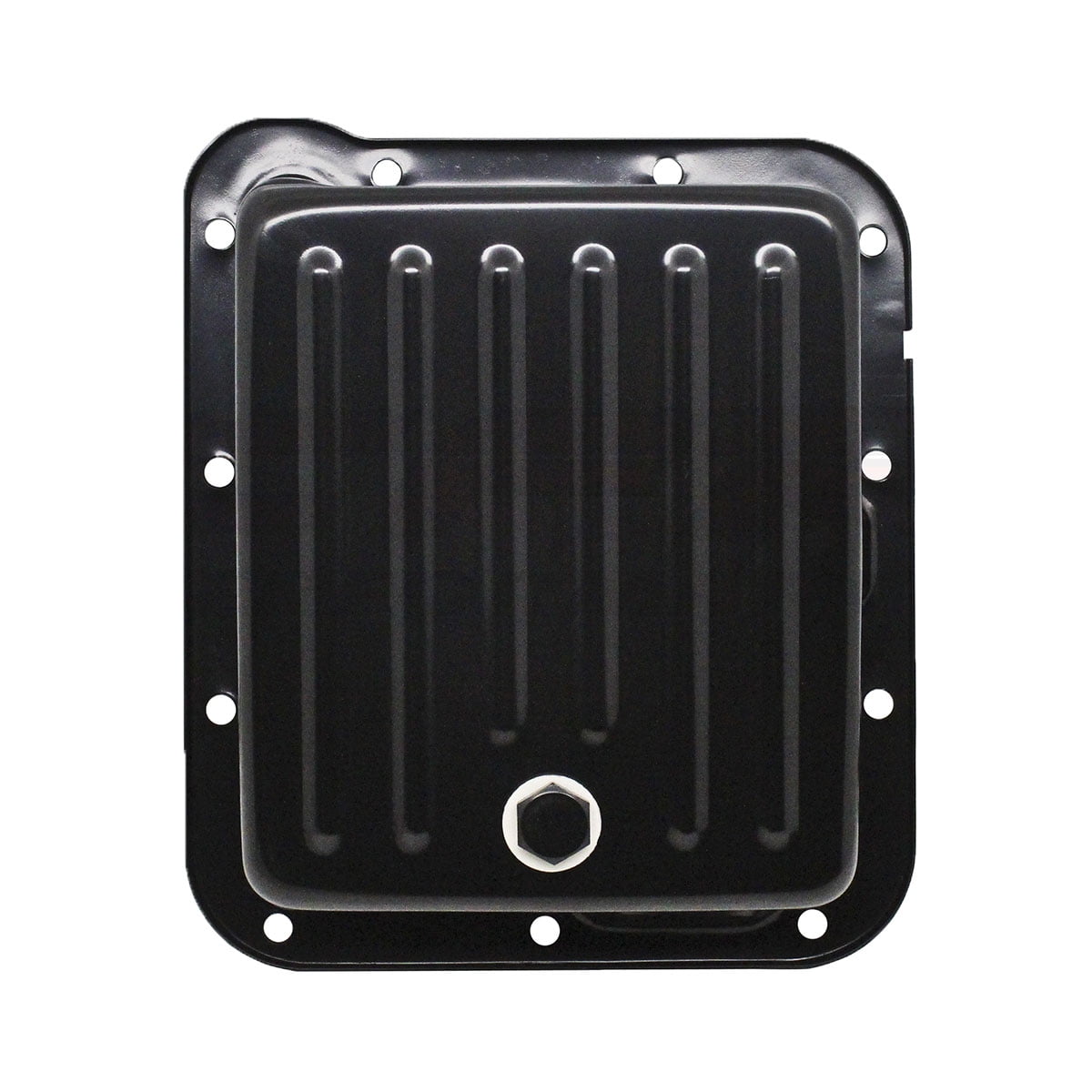 Fits Ford C4 Steel Transmission Pan (Pan Fill Style) Black Includes