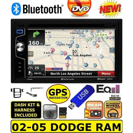 02 03 2000 Car Radio - 02 03 04 05 DODGE RAM NAVIGATION CD/DVD BLUETOOTH USB GPS STEREO RADIO SYSTEM