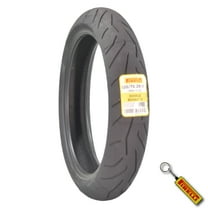 Pirelli Diablo Rosso II 120/70 ZR 17 M/C (58W) TL (K) Front Motorcycle Tire - High Performance, Durable, and Reliable: Sport Performance for Road Use with Keychain
