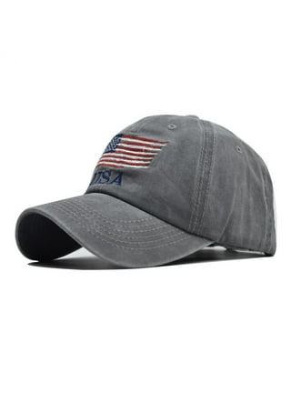 Youth Light Blue American Flag Hat