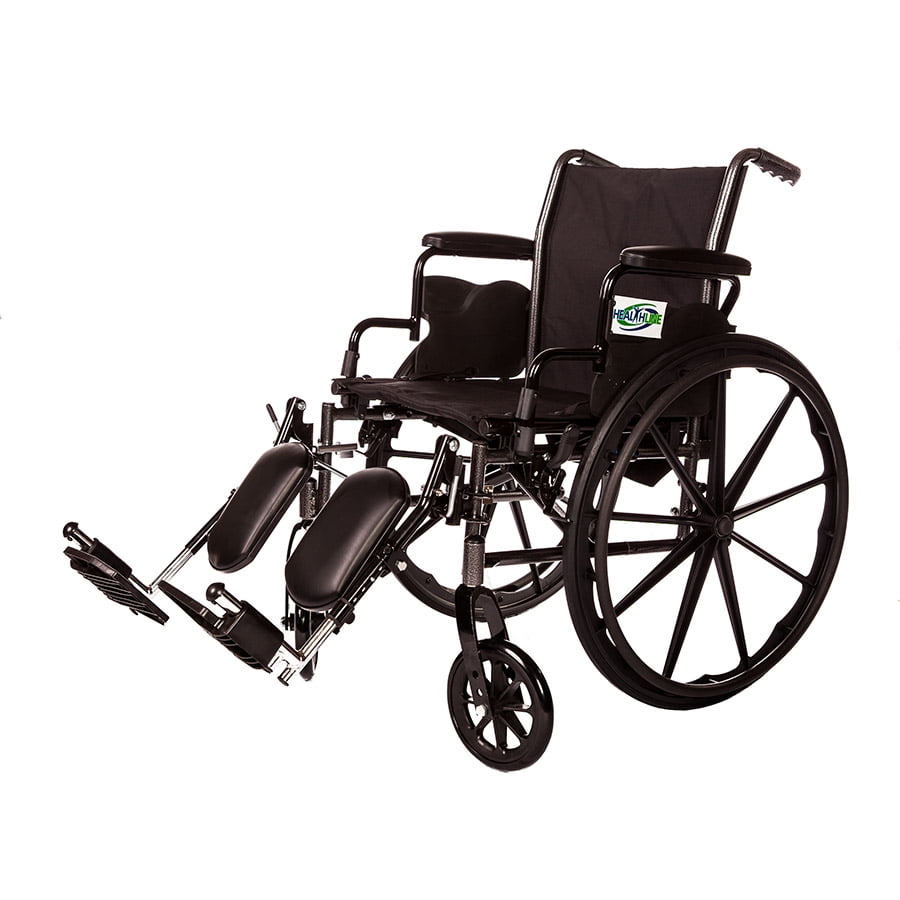Lightweight Folding Wheelchair Detachable Desk Arm and Removable