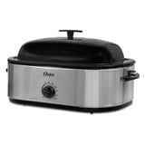 Oster 18-Quart Roaster Oven with High Dome Lid, Stainless Steel