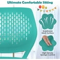 thumbnail image 5 of PetFurnishn Desk Chair for Teen,Kids Armless Swivel Small Cute Low-Back Mesh Office Chair Comfy with Adjustable Height, Lumbar Support, Ergonomic Computer Study Chair in Home Bedroom School,Turquoise, 5 of 8