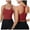 Red, variant on vigerkar Women Racerback Sports Bra Padded Yoga Tank Tops Sleeveless Fitness Workout Crop Tops 2025 Green, L