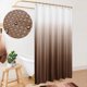 thumbnail image 1 of Cortina De Ducha Marrón Para Hombres Con Ganchos Tejido Gofre Impermeable Tela Texturizada Ombre Western Hermosas Cortinas De Ducha Para Baño Cabina Baño Espresso Chocolate Marrón Tono 72 Pulgadas, 1 of 5
