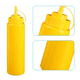 thumbnail image 3 of Juego de 2 dispensadores de alimentos transparentes y duraderos, a prueba de fugas, botella con chorro, accesorio de plancha con tapa para salsas, aceite y condimentos, 3 of 5