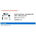 thumbnail image 2 of Electric Fuel Pump - Compatible with 2004 - 2008 Acura TSX 2005 2006 2007, 2 of 2