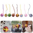 thumbnail image 3 of Jouet pour Chat Balle Ronde avec Cloche Style Mixte 8 Pcs 2.8X2.8X7.9In, 3 of 4