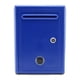 thumbnail image 2 of Buzón de sugerencias Soledad Azul impermeable con cerradura de llave montado en la pared, 2 of 10