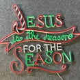 thumbnail image 3 of Handmadetneonsign Jesus Is The Reason For The Season Neon Sign, Christmas Wall Art Decor, Kids Bedroom Wall Decor, 3 of 5