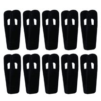 10 Pcs Hanger Clip Convenient and Practical Hangers .00X4.00X2.50CM Black