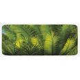 thumbnail image 1 of Palm Tree Kitchen Mat, Plam Tree Foliage Tropical Plants Leaves Forest Theme Exotic Natural Beauty Image, Plush Decorative Kitchen Mat with Non Slip Backing, 47" X 19", Green, by Ambesonne, 1 of 1
