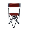 thumbnail image 1 of TravelChair Ultimate Slacker 2.0 Portable Outdoor Folding Stool Seat Chair, Red, 1 of 4