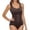 Coffee, variant on Unir Sleeveless U-Neck Front Hook Tummy Control Bodysuit, Midriff Adjustable Waist Cincher, Stretch Nylon Full Body Butt Lifting Shaper, 1 Piece, M-L-XL-XXL-3XL Plus Size Friendly