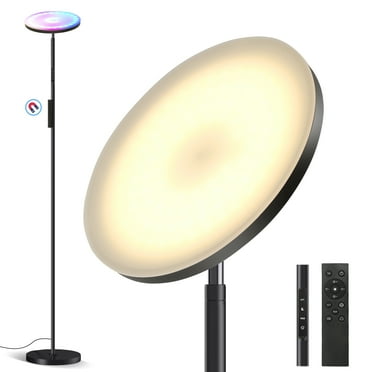 MultiEase Floor Lamp 72": 36W Super Bright Floor Lamps - Dimmable 2300K-6500K Adjustable with Remote Control Floor Lamp for Bedroom Living Room Office